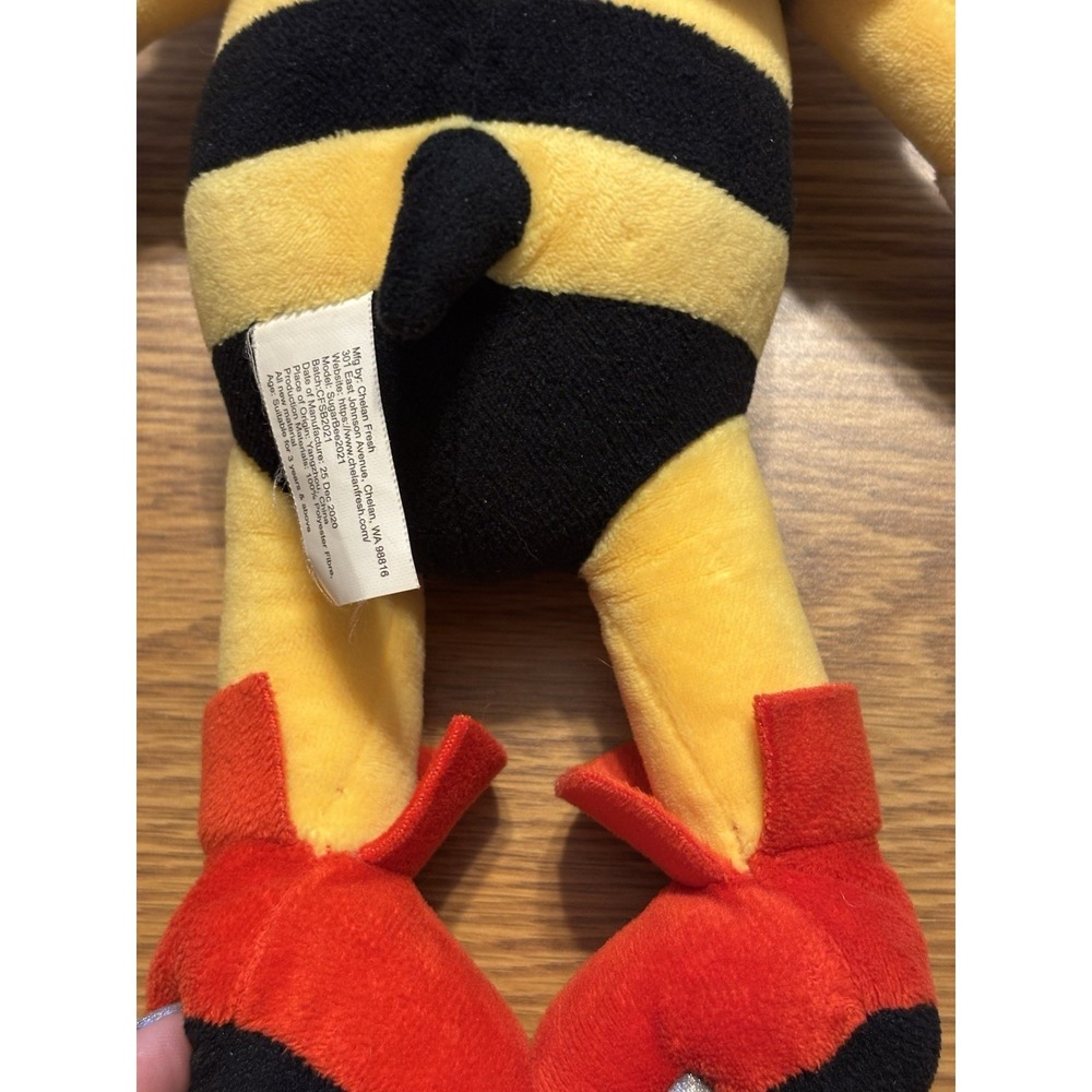 Adopt A SugarBee SugarBee Apple Promo Plush Figure Doll, 14" Rare Chelan Fresh - Picture 5 of 8
